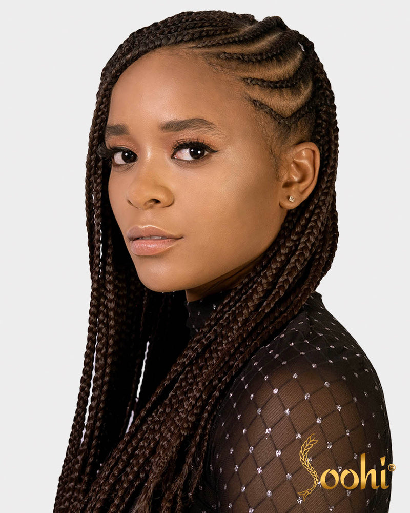 Light Burgundy #118B - 24" Braiding Hair (4 Pack)