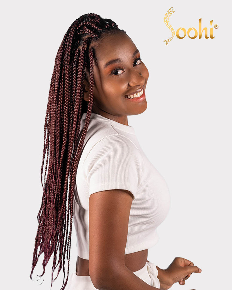 Light Plum #118 - 24" Braiding Hair (4 Pack)