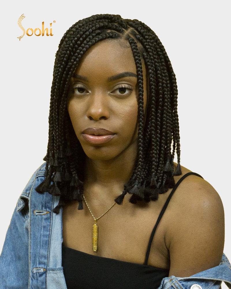 Off Black #1B - 24" Braiding Hair (4 Pack)