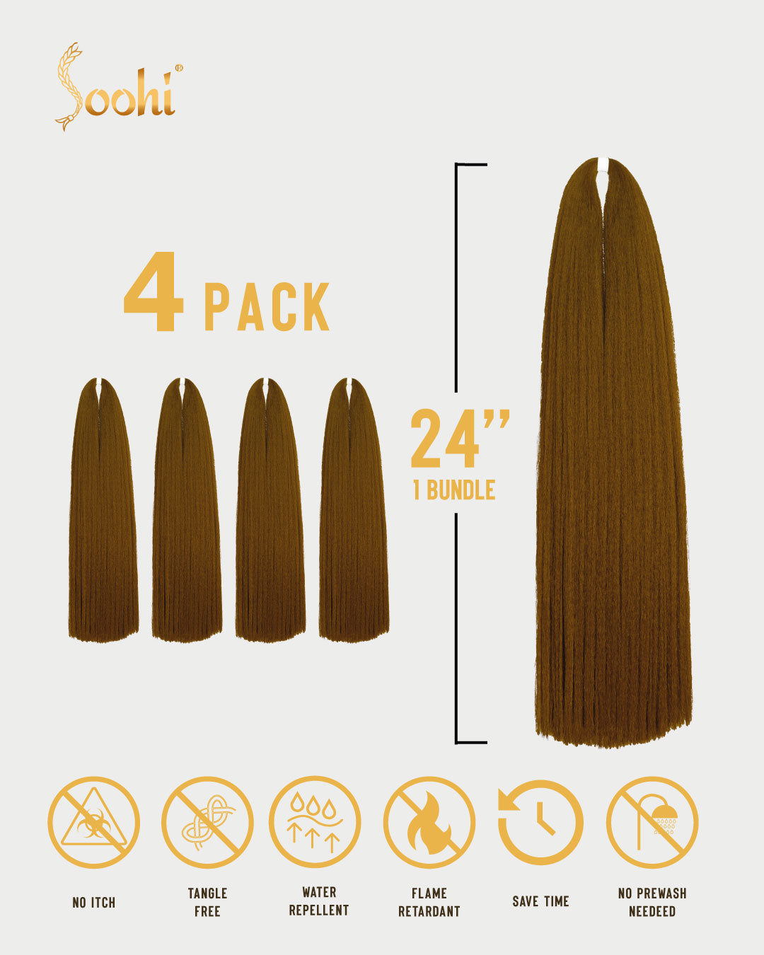 Golden Dark Brown #27 - 24