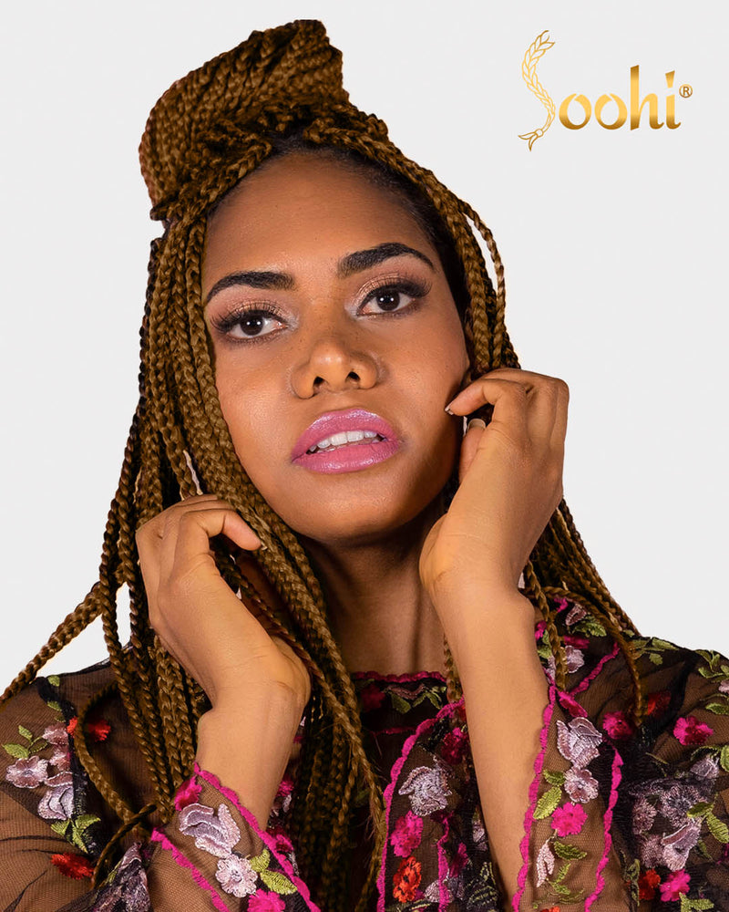 Golden Dark Brown #27 - 24" Braiding Hair (4 Pack)