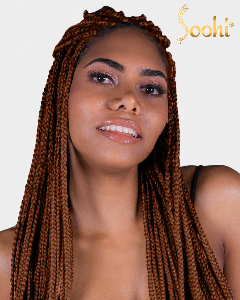 Copper Red #30 - 24" Braiding Hair (4 Pack)