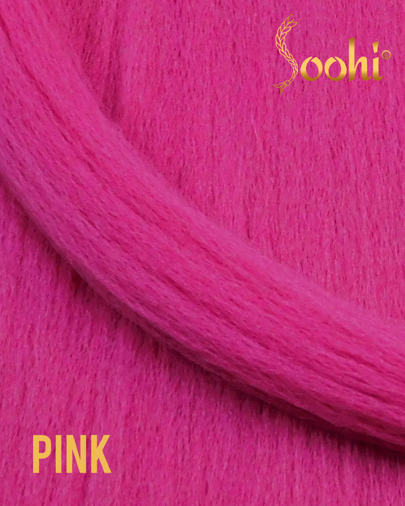Pink - 24" Braiding Hair (4 Pack)